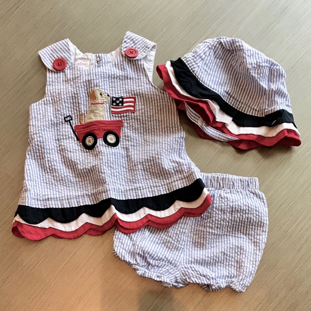 Baby Girl 4th of July Outfit